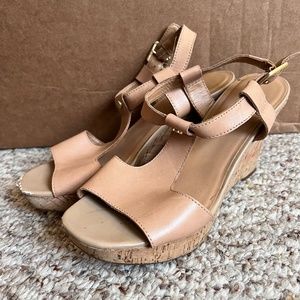 Tan Wedge Heels